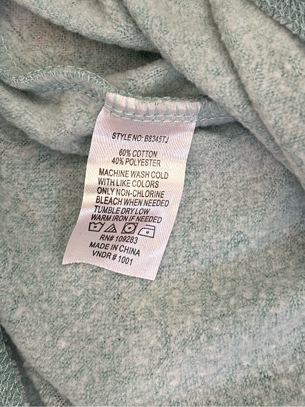 Ocean Drive Teal Green Sweatpants Medium - Picture 4 of 4